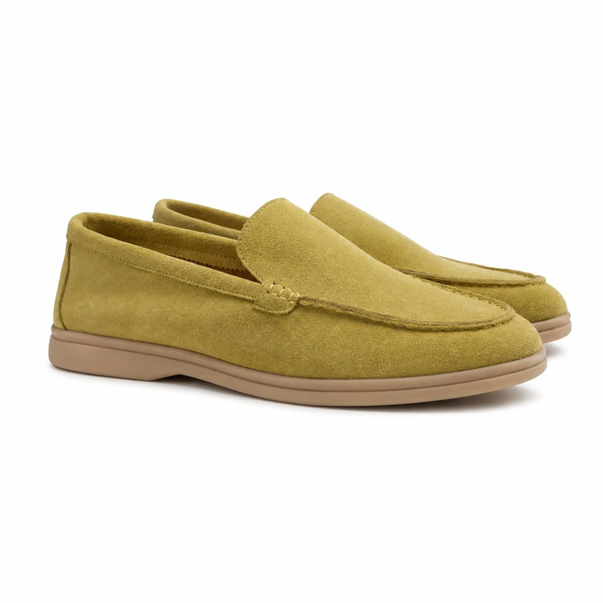 Laurent-Slipper aus Veloursleder