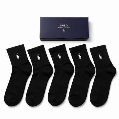 5er-Pack RL Baumwollsocken-Box